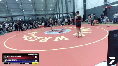 126 lbs Cons. Round 2 - Ouray Gutierrez, OR vs Ritchie Trew, SC