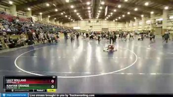 55 lbs Round 1 (6 Team) - Kanyan Grange, Utah Black vs Lilly Rollans, Gold Rush