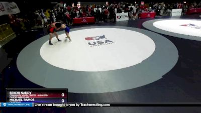 160 lbs Cons. Round 3 - Seiichi Naddy, Community Youth Center - Concord Campus Wrestling vs Michael Ramos, California