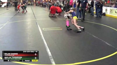 65 lbs Cons. Semi - Rylan Sandee, Hudsonville WC vs Baylaa Thompson, Reed City Youth Wrestling