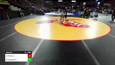 132 lbs Round Of 16 - Elijah Flores, Walnut (SS) vs Mario Sandoval, Northview (SS)