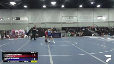 113 lbs Placement Matches (8 Team) - Austin Grzywinski, Minnesota Red vs Breyton Banks, Utah