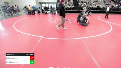 170-H2 lbs Final - Giuseppe Cicciari, Rhino Wrestling vs Brian Wilson, North Hunterdon, NJ