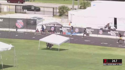 Youth Girls' 4x400m Relay, Prelims 2 - Age 14