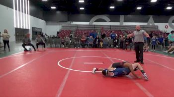 75 lbs Placement Matches (8 Team) - Jacob Saunders, West Virginia vs Clint Kohlman, Dundee Wrestling (MI)