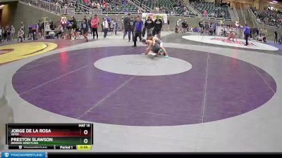 113 lbs Cons. Semi - Jorge De La Rosa, Viper vs Preston Slawson, Irrigon Wrestling