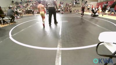 70 lbs Semifinal - Jacob Gwin, Coweta Tiger Wrestling vs Brayden Otero, Team Tulsa Wrestling Club