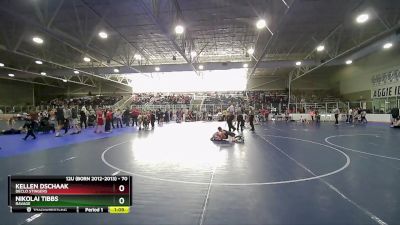 70 lbs Quarterfinal - Kellen Dschaak, Declo Stingers vs Nikolai Tibbs, Ravage