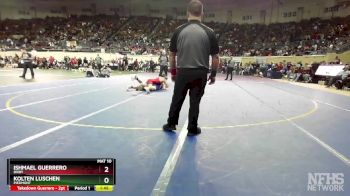 6A-157 lbs Quarterfinal - Kolten Luschen, Piedmont vs Ishmael Guerrero, Bixby