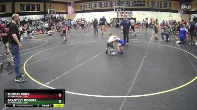 44 lbs Cons. Semi - Brantley Rogers, JET Wrestling Club vs Thomas Price, JET Wrestling Club