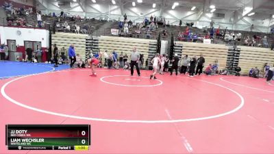 107-113 lbs Round 2 - Jj Doty, Red Cobra WA vs Liam Wechsler, Whiteland WC