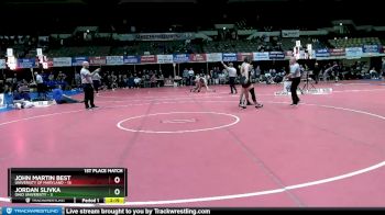 165 lbs Finals (2 Team) - Jordan Slivka, Ohio University vs John Martin Best, University Of Maryland