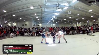 153 lbs Cons. Round 4 - Kade Abbey, Nebraska Golden Eagles Wrestling Club vs Cauy Twohig, 2 Tuff Gym Wrestling Club