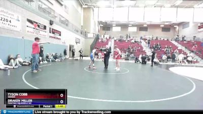 132 lbs Cons. Semi - Tyson Cobb, Weiser vs Draken Miller, Fighting Squirrels WC