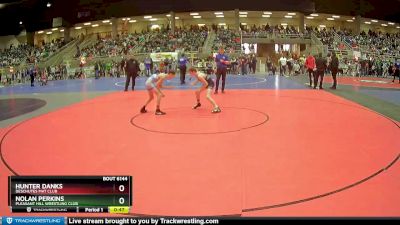 92 lbs Quarterfinal - Hunter Danks, Deschutes Mat Club vs Nolan Perkins, Pleasant Hill Wrestling Club