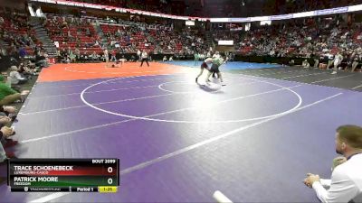 D2-182 lbs Quarterfinal - Trace Schoenebeck, Luxemburg-Casco vs Patrick Moore, Freedom