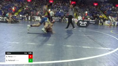 130 lbs Round Of 16 - Sam Davidson, State College vs Billy Cole, Union City