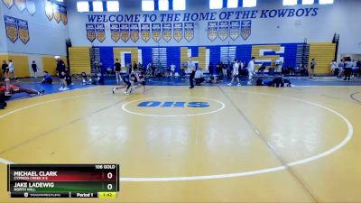 106 Gold Round 3 - MICHAEL CLARK, Cypress Creek H S vs Jake Ladewig, North Hall