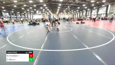 100 lbs Consi Of 16 #2 - Maxwell Krauskopf, VA vs Hudson Morris, AK