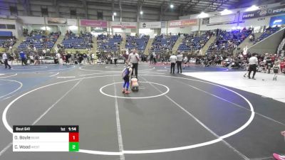 57 lbs Semifinal - Owen Boyle, Bear Cave vs Calvert Wood, West Grand