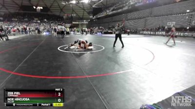 1A 152 lbs 5th Place Match - Noe Hinojosa, Zillah vs Zeb Piel, Toppenish