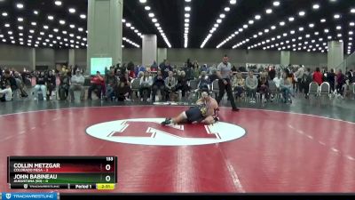 133 lbs Placement (4 Team) - Collin Metzgar, Colorado Mesa vs John Babineau, Augustana (SD)