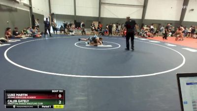 157 lbs Cons. Round 1 - Caleb Gately, Wrestling Rhinos Wrestling Club vs Luke Martin, Ascend Wrestling Academy