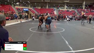 Round 1 - Isaiah Cazee, Rock Creek Wrestling Club vs Isidro Juarez, North Kids Club