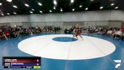 144 lbs Round 2 (6 Team) - Corin Lowe, Oklahoma Red vs NORA GARBUZOVAS, Georgia