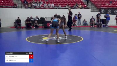 105 lbs Cons Semis - Jazmine Turner, Nor Cal Take Down Wrestling Club vs Bianca Eide, Pinnacle Wrestling Club