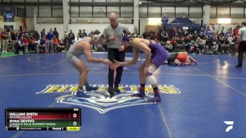 184 lbs Quarterfinal - William Smith, Williams College vs Ryan DeVivo, Johnson & Wales University (Rhode Island)