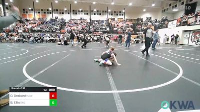 55 lbs Round Of 16 - Daxton Deckard, R.A.W. vs Barrett Ellis, Salina Wrestling Club