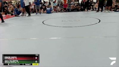 170 lbs Round 3 (6 Team) - Minor Smith, Buccaneers WC vs Nick Faldetta, Orchard South WC