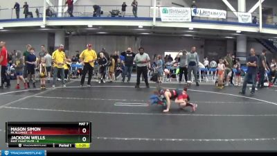 52 lbs Round 4 (8 Team) - Mason Simon, PA Alliance vs Jackson Wells, East Coast Elite