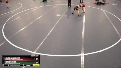 71 lbs Quarterfinal - Henry Seidl, MN Elite Wrestling Club vs Layton Gilbert, Centennial Youth Wrestling