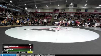 133 lbs Semifinal - Gabe Hixenbaugh, Montevallo vs Elijah Lusk, Lander