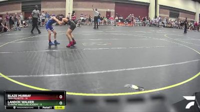 56 lbs Round 1 (4 Team) - Blaze Murray, Team Palmetto vs Landon Walker, Glasgow Wrestling Academy