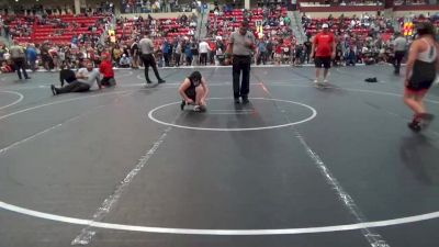 120 lbs Champ. Round 1 - Aaliah Guebara, Maize Wrestling Club vs Kyler Wunderlich, Elk County Wrestling