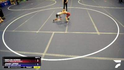 56 lbs Round 5 - Waylon Norris, Summit Wrestling Academy vs Jaxon Liffrig, MN Elite Wrestling Club