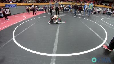 52 lbs Round Of 16 - Kol Burd, Weatherford Youth Wrestling vs Wyatt Lancaster, Norman Grappling Club