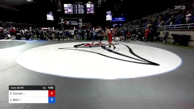 195 lbs Cons 32 #2 - Caysen Curran, Iowa vs Jake Bott, Utah