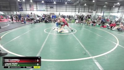 165 lbs Semis (4 Team) - Logan Mumy, BELIEVE TO ACHIEVE vs Colt Campbell, COMBAT ATHLETICS