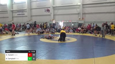 68 lbs Pools - Kynlie Tackett, Swag Sisters vs Aryanna Campbell, Pursuit