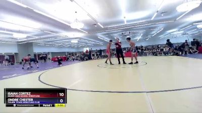 138 lbs Quarterfinal - Moses Mirabal, Gilroy High School Wrestling vs Jeremiah Bertalotto, Turlock Wrestling Club