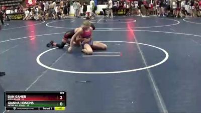 105 lbs Round 2 (4 Team) - Dan Gamer, Ninja Killer vs Gianna Hoskins, Metro All Stars