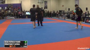 Sean Patrick Fisher vs Jon Satava 2016 IBJJF Pan No-Gi