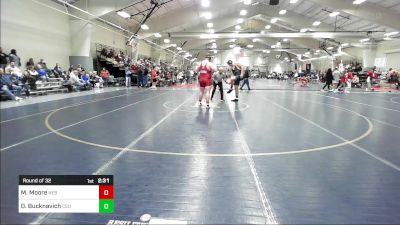 285 lbs Round Of 32 - Matthew Moore, Nebraska vs Dan Bucknavich, Cleveland State