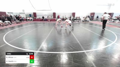 141 lbs Round Of 16 - Bret Minor, Life University vs Dustin Smith, Roanoke College