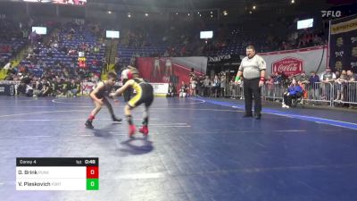 55 lbs Consy 4 - Owen Brink, Punxsutawney vs Victor Pleskovich, Fort Cherry