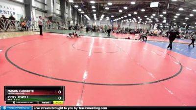 140 lbs Rd# 6- 9:00am Saturday Final Pool - Ricky Jewell, PA Blue vs Mason Carnrite, Virginia Hammers